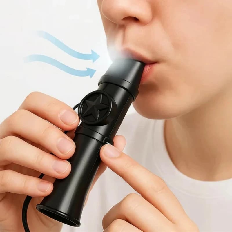 Dudu mouthpiece with plastic housing, a musical instrument similar to a flute and saxophone