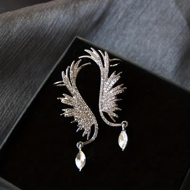 Z. Unique Temperament Angel Wing Elf's Water Drop Earrings For Women Jewelry Accessries Gifts