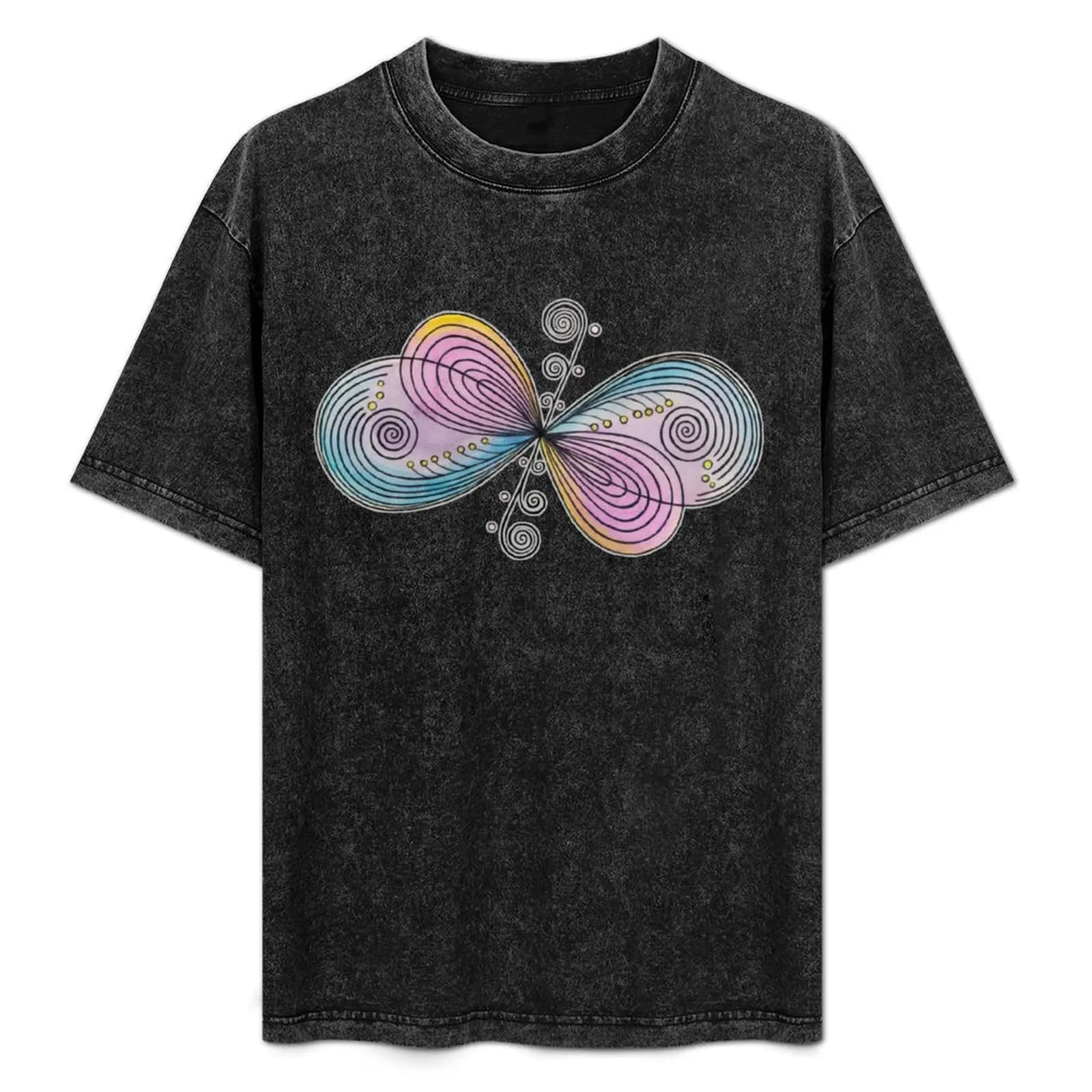 T-shirt Happiness Light Activation Fairy, maglietta casual a maniche corte in stile street style
