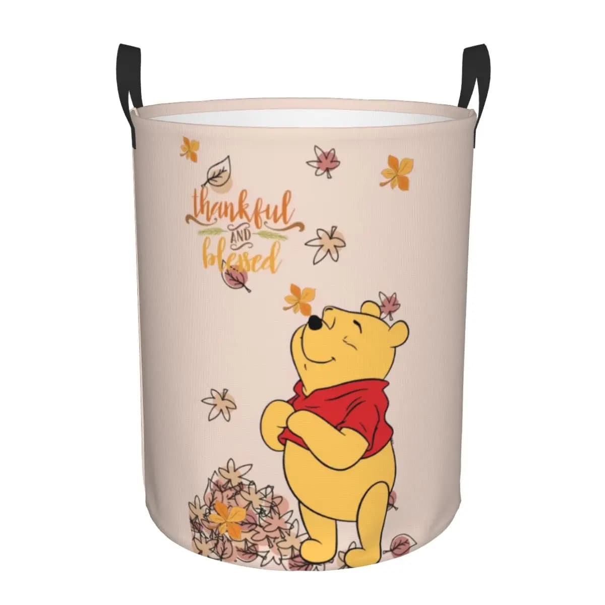Personalized Winnie Pooh Bear Manga, large basket holders, children's toys organizer