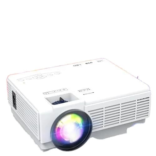 Proiettore, mini proiettore, videoproiettore Home Theater Full HD 1080P, compatibile con smartphone/TV Box/laptop