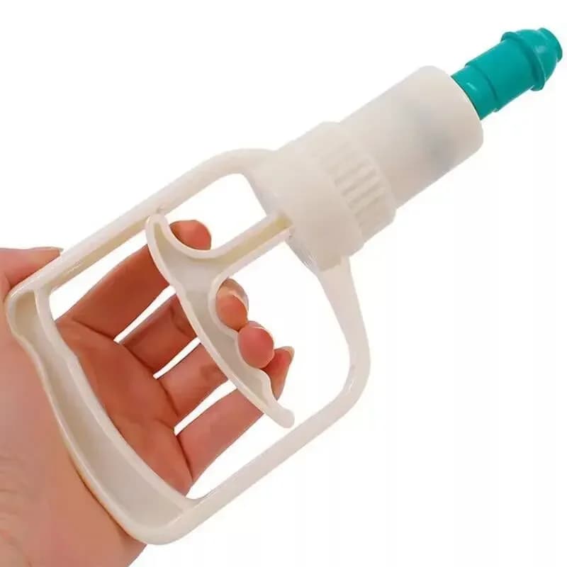 Chinese Medical Coptics Therapy for Home Use Vacuum Suction Pump Manual Steering Wheel Covering Air Extraction Gun Massage with Coptic
