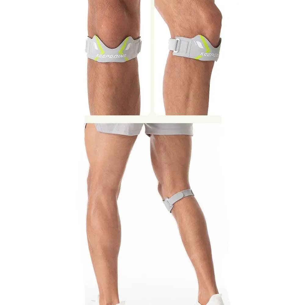 Breathable Knee Brace Shock Absorber Patellar Tendon Stabilizer Knee Pads Patella Strap Adjustable Non-Slip Design