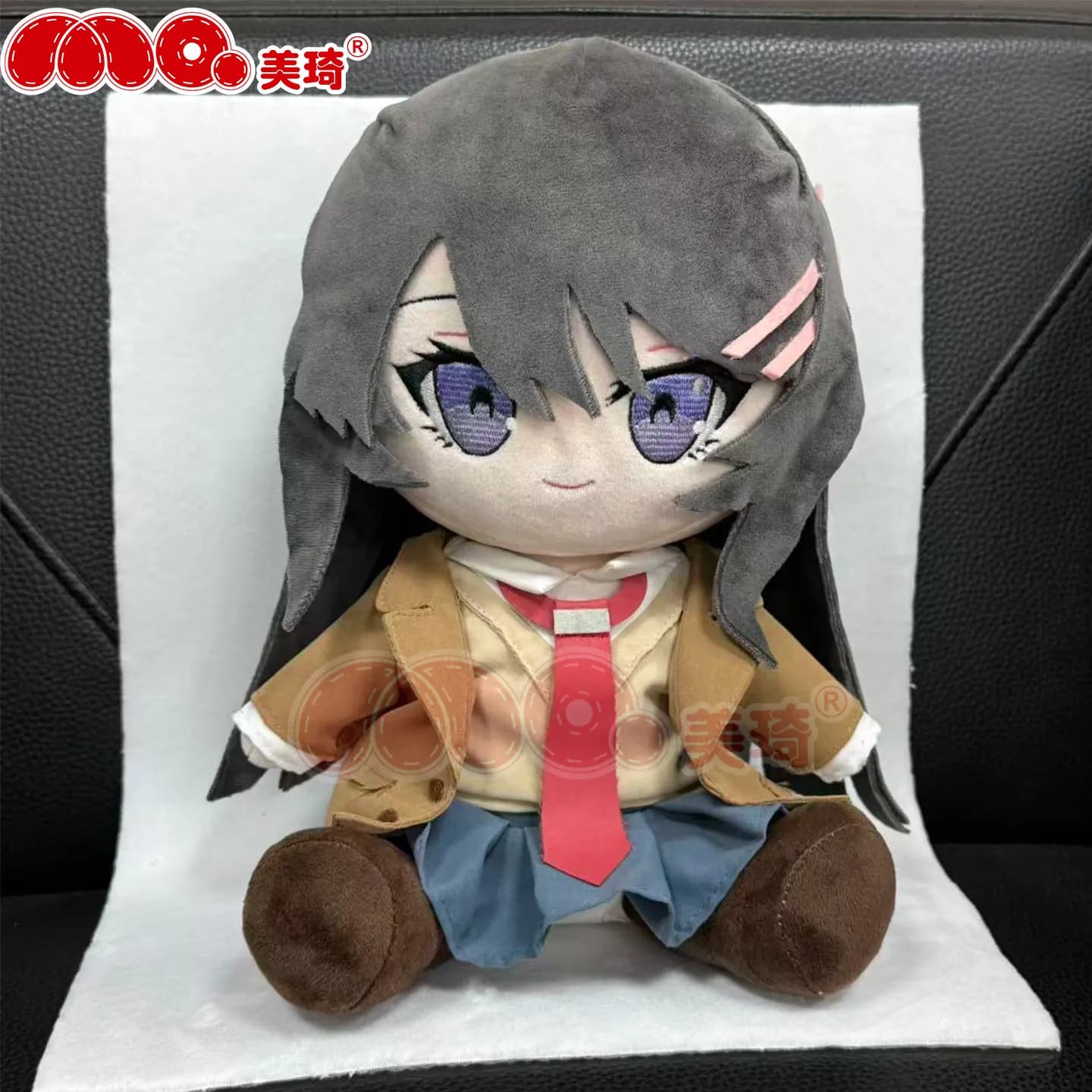 Sakurajima Mai Anime Posture Seated Figure Bearing Mascots 30 cm Game peripheral Burattino Cartoon Cosplay Birthday Gift