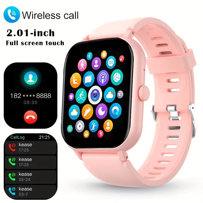 Smartwatch, chiamate/scomposizione wireless, modalità multi-sport, adatto a uomini e donne, orologi sportivi, per iPhone/Android