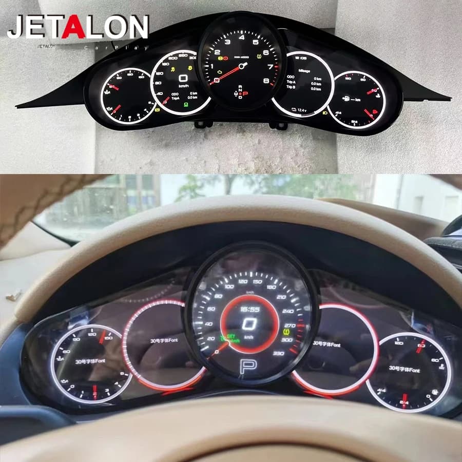 New car LCD tool for Porsche Panamera tachometer cluster tools update Smart Cluster high definition display