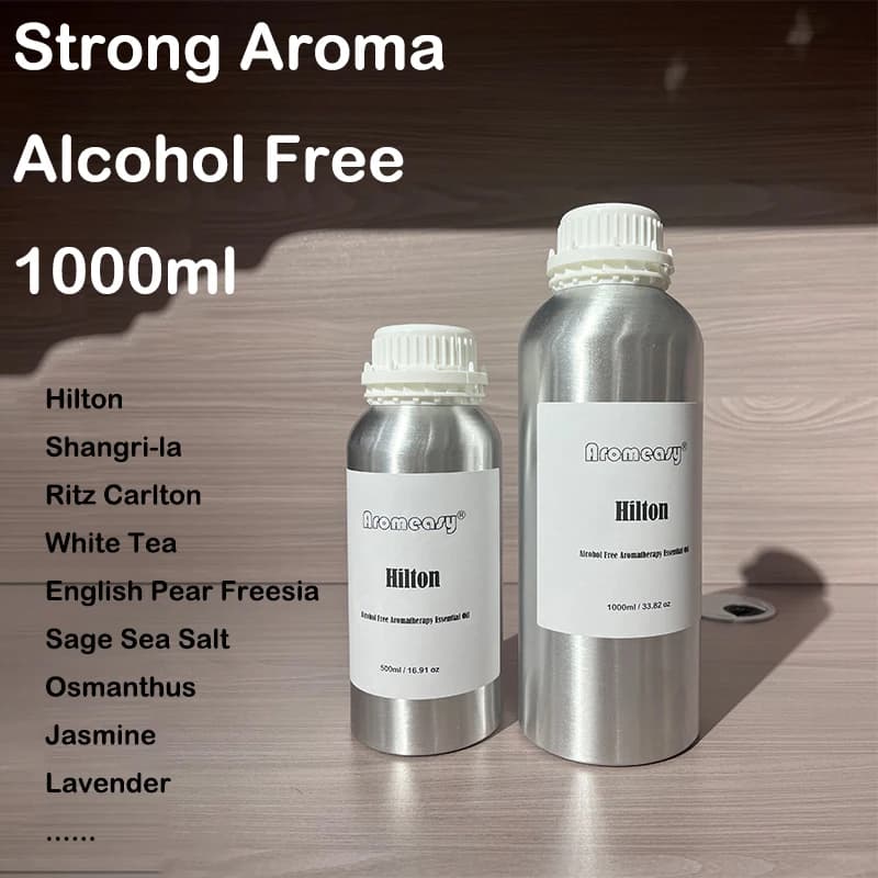 Hotel Series 500ml/1000ml Without Alcohol Aromatherapy Essential Oil Diffuser Aroma Atomizer Electric Humidifier Spare Oil