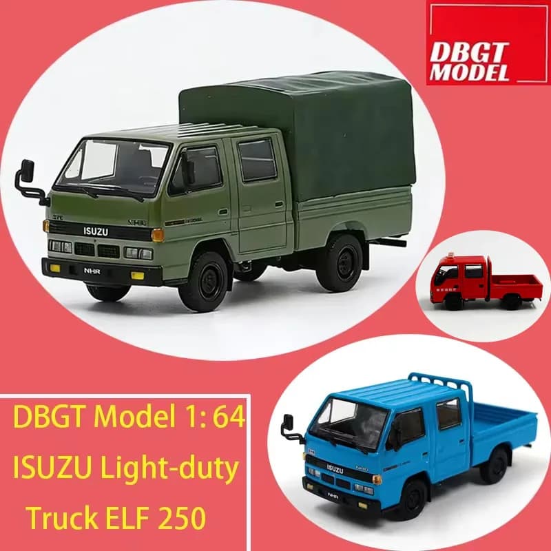 Pre-vendita Modello DBGT 1:64 ISUZU ELF 250 Camion Leggero in Lega, Modellino Auto da Collezione, Decorazione, Esposizione, Giocattolo, Regalo