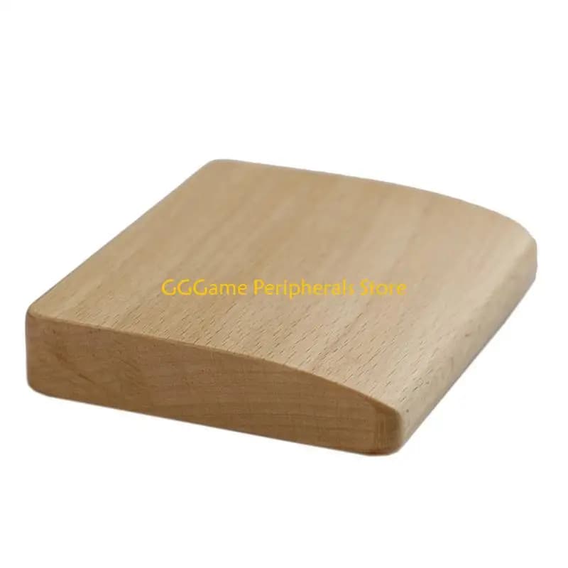 U55B Tappetino antiscivolo per poggiapolsi e tastiera in legno noce/faggio Vassoio per tastiera per tastiera e mouse da