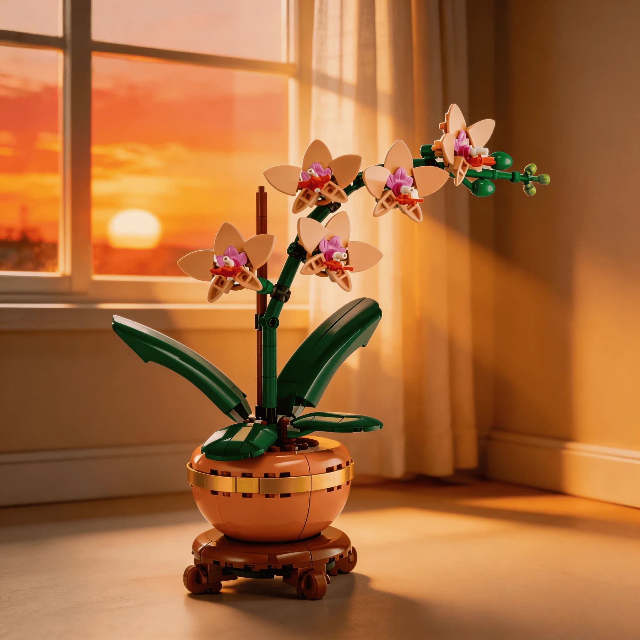 Decorazione per la casa, fiori interessanti e belli, 274 blocchi di costruzione floreali granulari, assemblaggio, nuovo modello 2026, regalo per le vacanze, per adulti