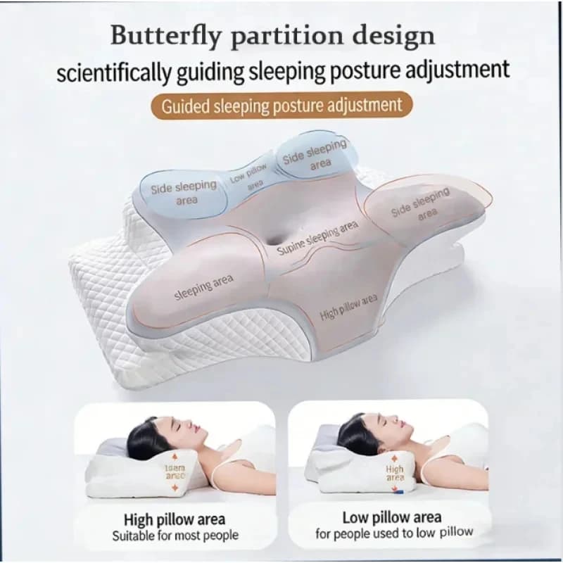 Breathable Cooling Memory Foam Cervical Bed Pillow Summer Orthopedic Ergonomic Neck Pain Relief All Sleep Positions