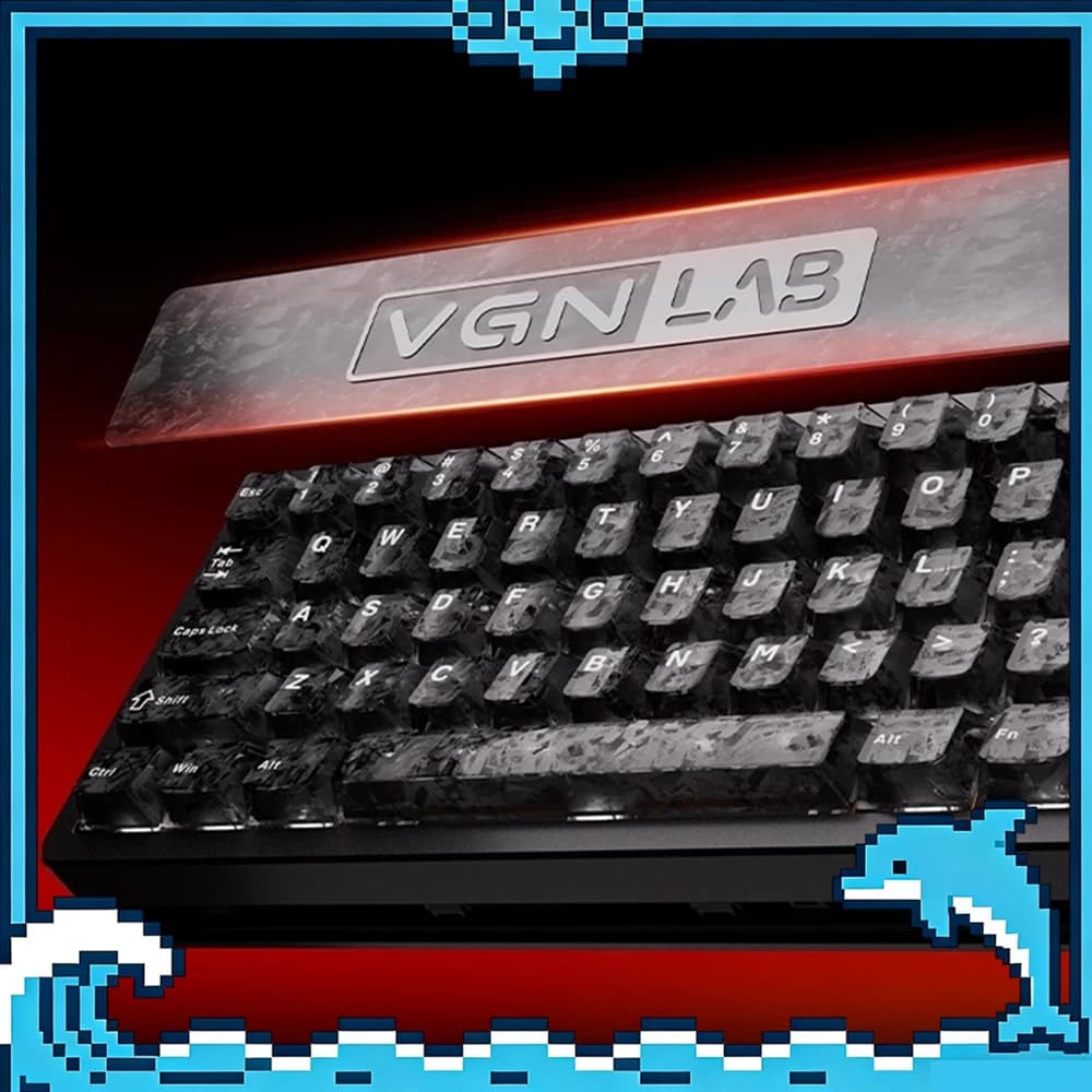 Tastiera Cablata VGN Neon 68 Edizione Super Competitiva, Tastiera E-sports Xingshan Flagship Personalizzata con Sensore Hall, Accessori PC, Regali