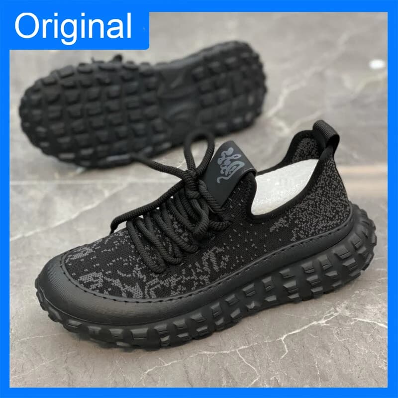 Scarpe Sportive da Uomo alla Moda, Casual, in Mesh Traspirante, con Suola Spessa Antiscivolo, per Fitness e Camminata Quotidiana, Nuova Collezione 2026