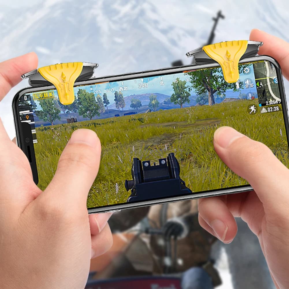 F01 2x Trigger per Telefono PUBG Mobile, Controller Gamepad per Android
