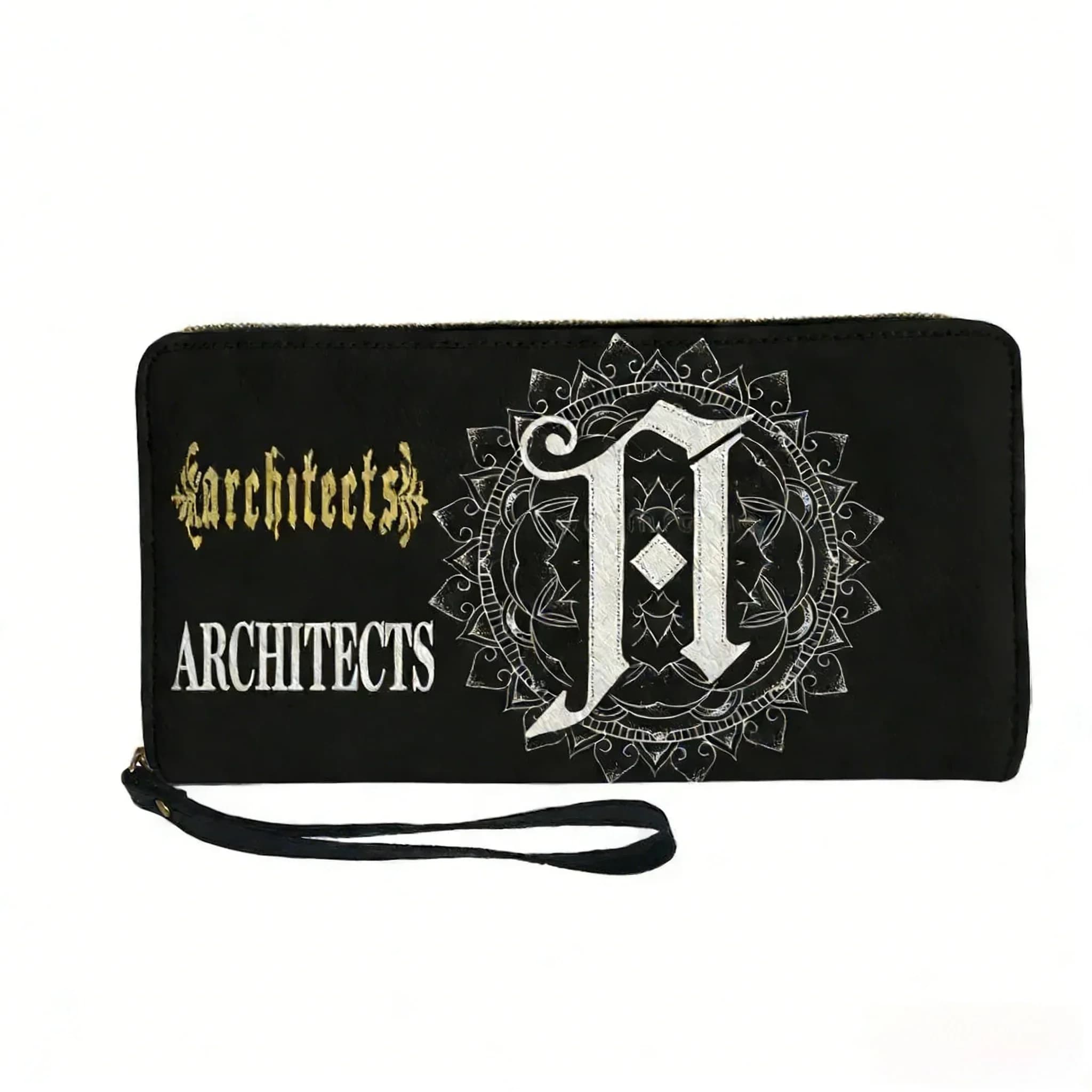 Architects British band Custom Wallet Purse Mens Womens Teenagers Zipper Long Wallets Double Print Portable Wallet Gift Bag