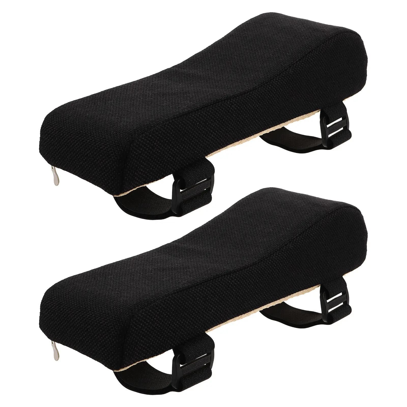 2 cuscini ergonomici per braccioli per sedie da ufficio, sedie da gaming e sedie a rotelle - Supporto confortevole per gomiti in spugna ad alta densità per scrivania