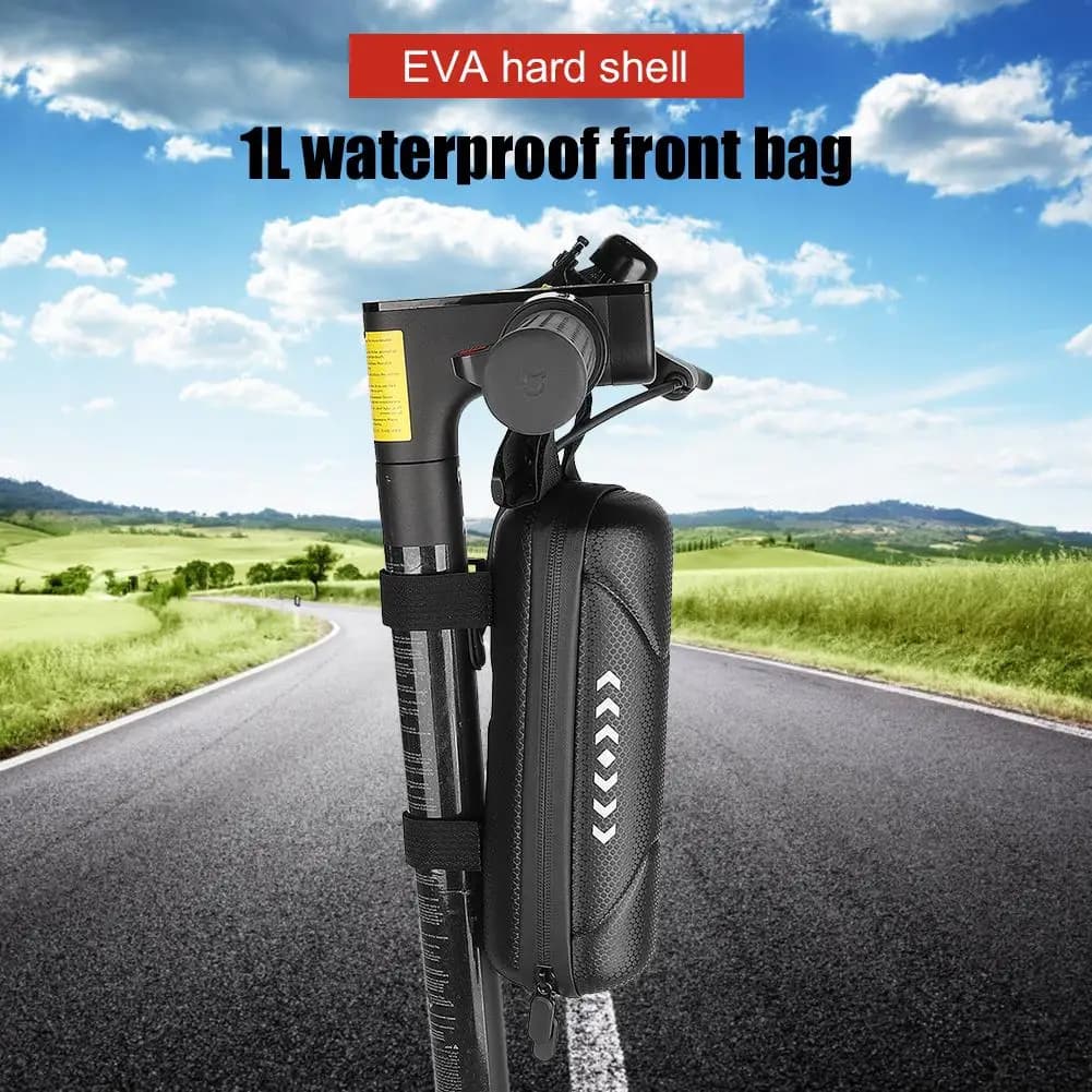 1L Electric Scooter Front Water Bottle Bag Bicycle Kettle Case Waterproof EVA Hard Skateboard Repair Tool Carrier Pouch for M365