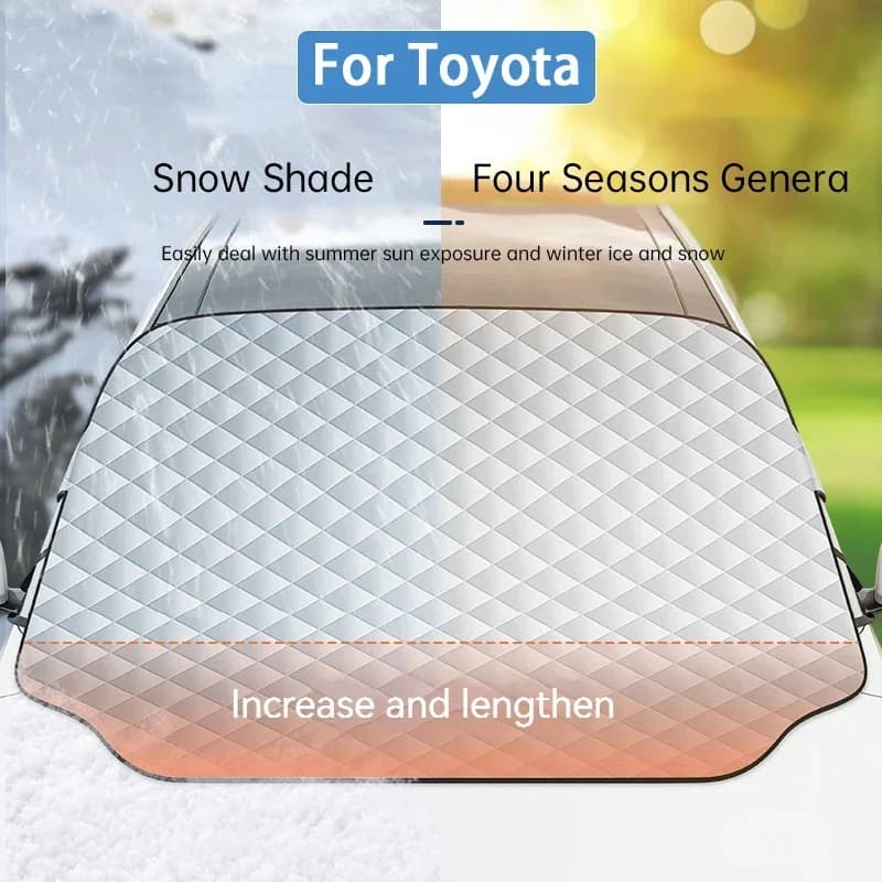 Per Toyota Corolla Yaris Aygo Prius RAV4 CHR Camry Auto Anti-Neve Parabrezza A Prova di Protezione In Cotone Parasole Anti Ghiaccio Gelo