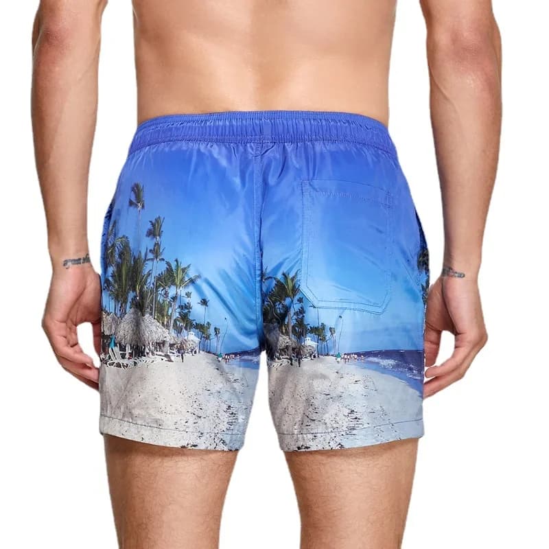 Seobean Costume da bagno uomo Pantaloncini da bagno corti Foderato Costume da bagno da uomo ad asciugatura rapida Pantaloncini da surf da spiaggia da uomo Costume da bagno Abbigliamento sportivo