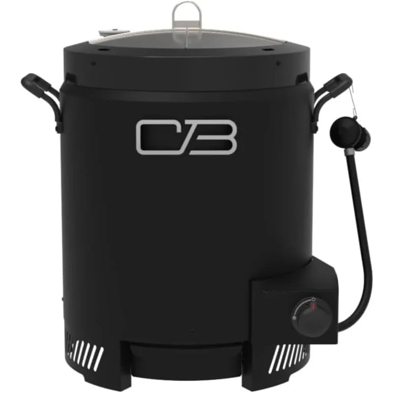 Propano Gas Fryer for Outer Without Oil for Thanksgiving, Black