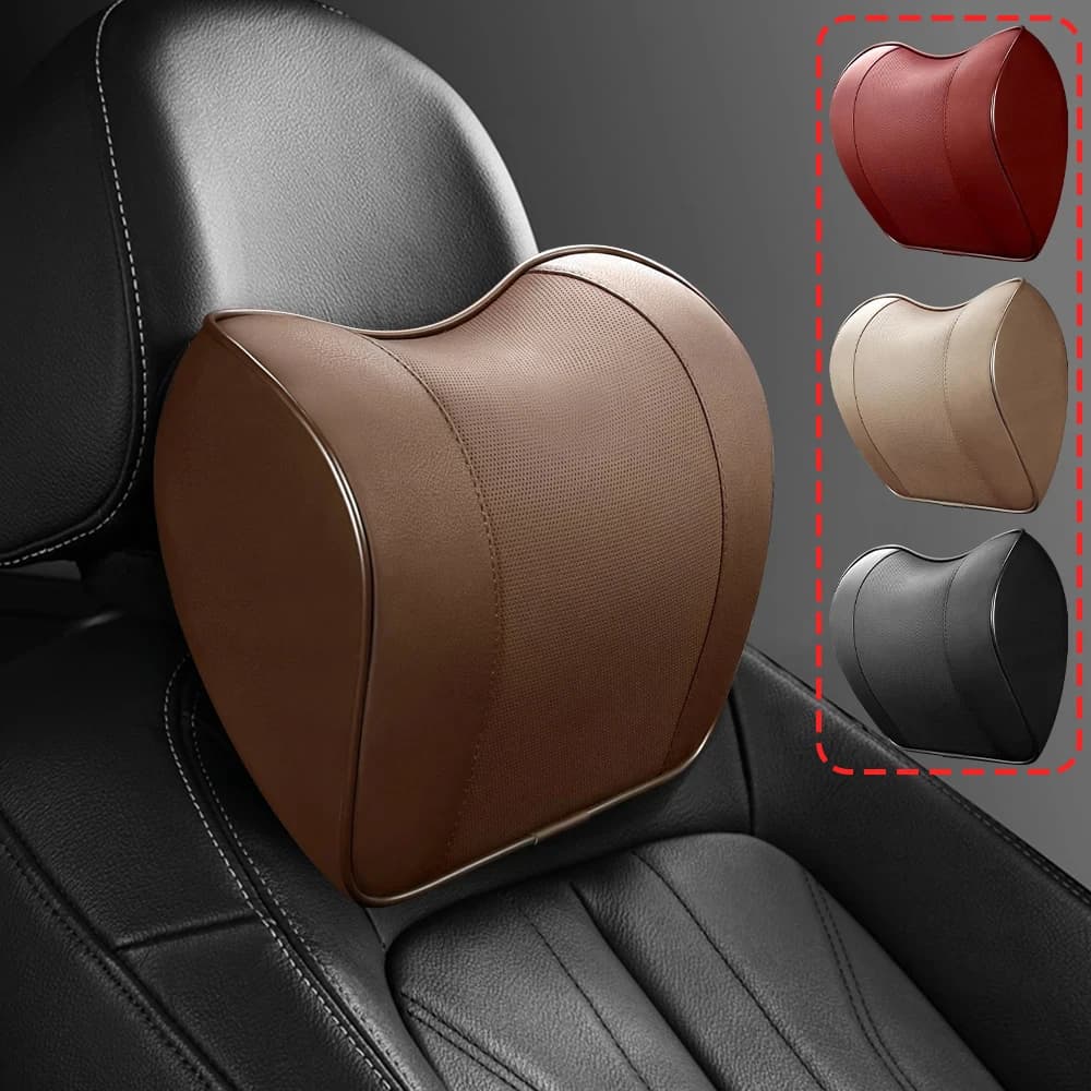 Cuscino poggiatesta universale per poggiatesta per auto Cuscino di supporto per la testa Cuscino lombare per auto in memory foam traspirante con protezione a rimbalzo lento