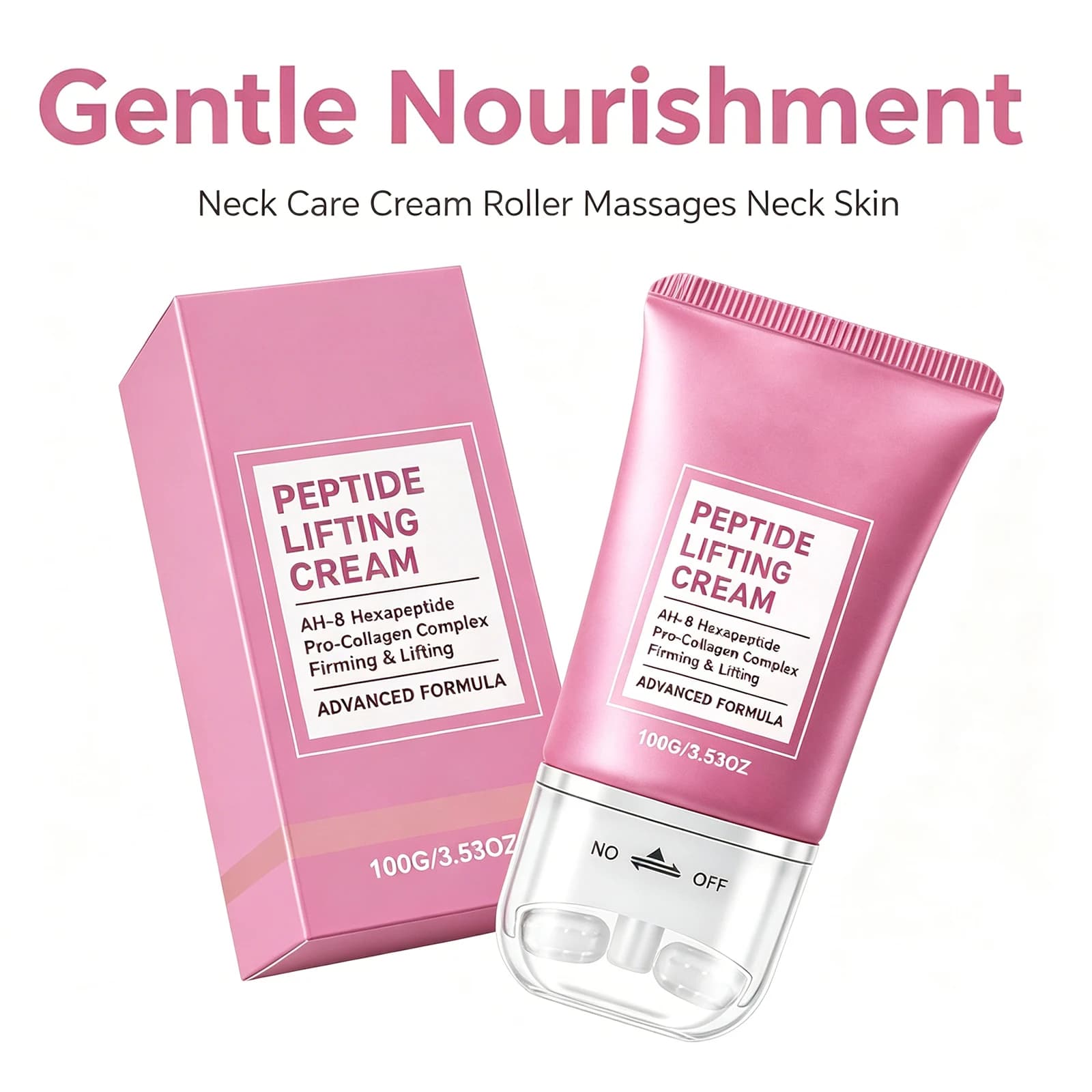 New NAD+ Peptide Cream Face Neck Lifting Firming Moisturizer Hyaluronic Acid Face Body Hydrating Neck Cream Skin Care 100g
