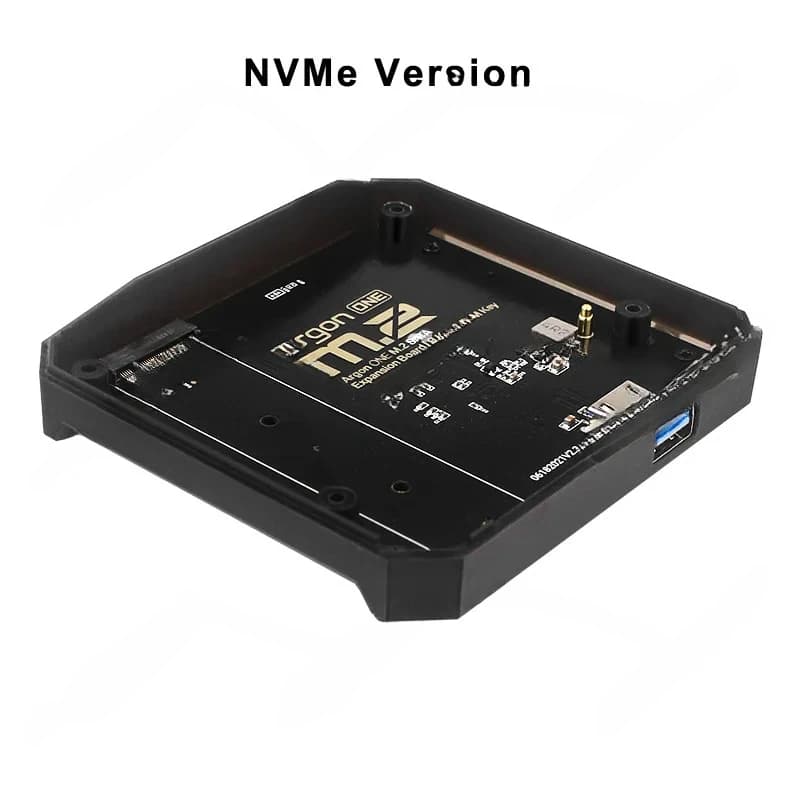 Scheda di espansione M.2 per Raspberry Pi 4 con base in alluminio, adattatore da USB 3.0 a M.2 SATA NVMe SSD per case Argon ONE M.2