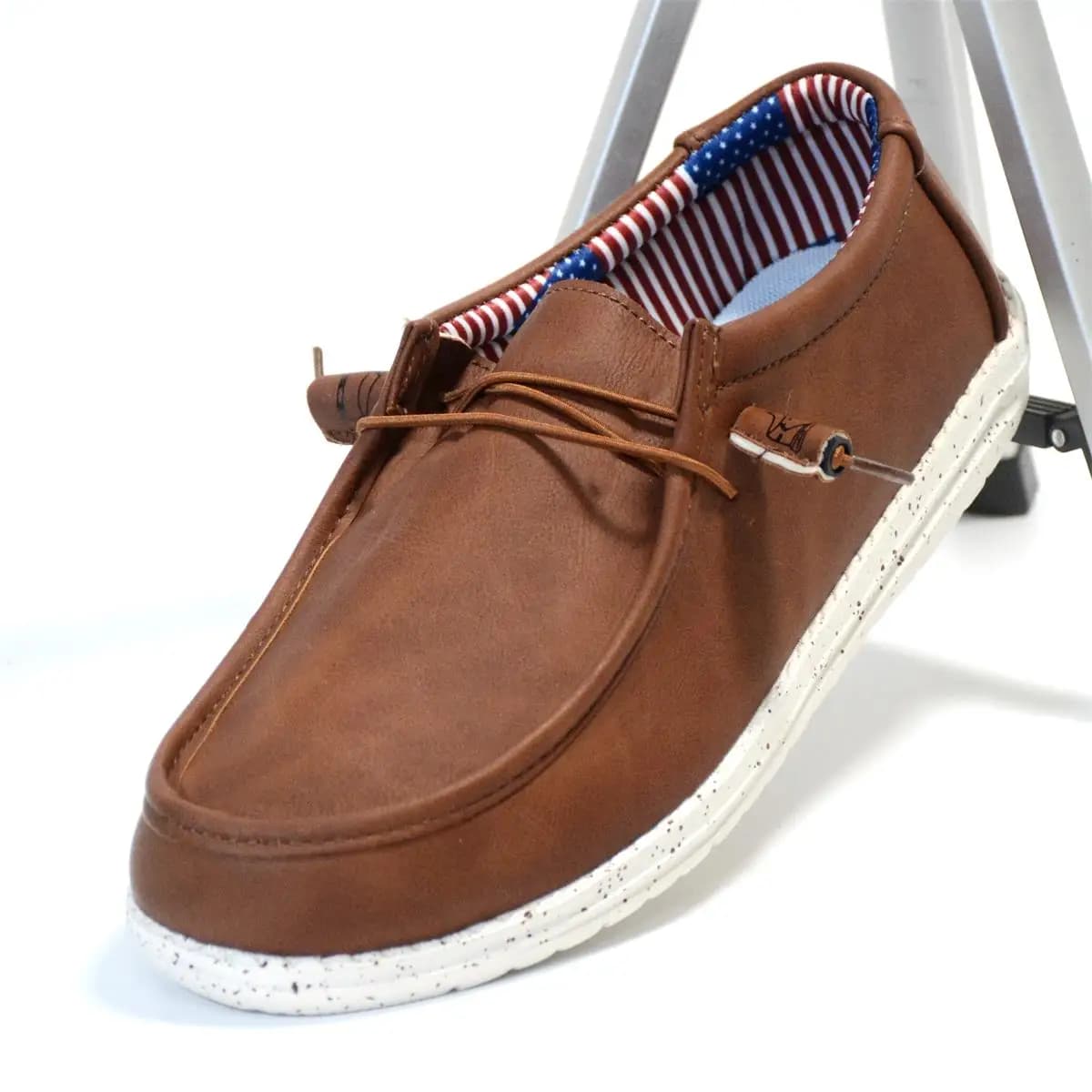 Scarpe Casual Eleganti da Uomo di Alta Gamma, Mocassini alla Moda con Chiusura One-Push, Scarpe in Pelle per il Tempo Libero Stagionali, Comode e Leggere per la Guida