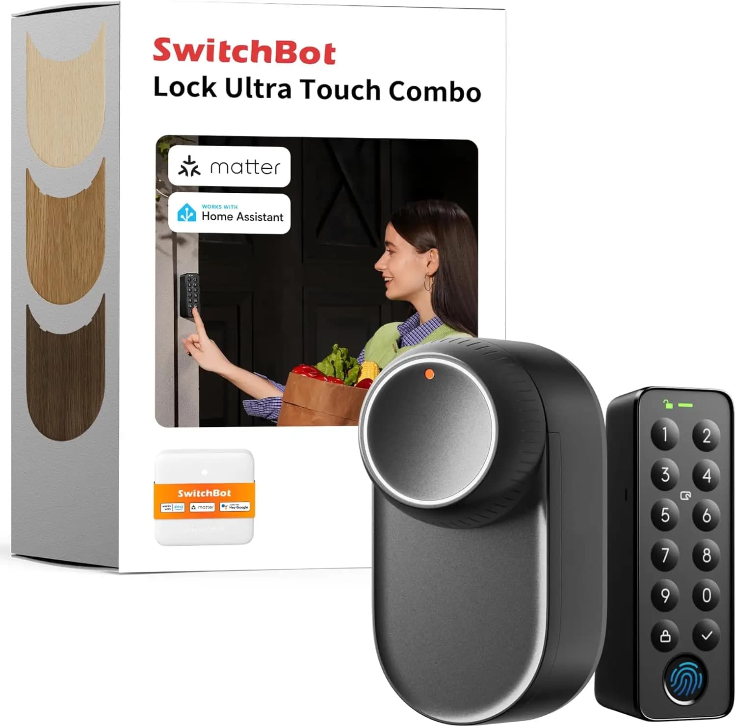 Serratura Intelligente con Tastiera e Impronta Digitale, Controllo Remoto WiFi, Sblocco Automatico, Impermeabile, Facile Installazione per la Sicurezza Domestica