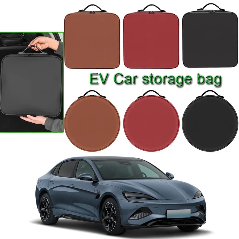 Per BYD Chazor King E7 SEAL ATTO 4 ATTO 2 Portatile EV Cavo di Ricarica per Auto Scatola di Immagazzinaggio Cavi Caricatore per Veicoli Elettrici Borsa per il Trasporto