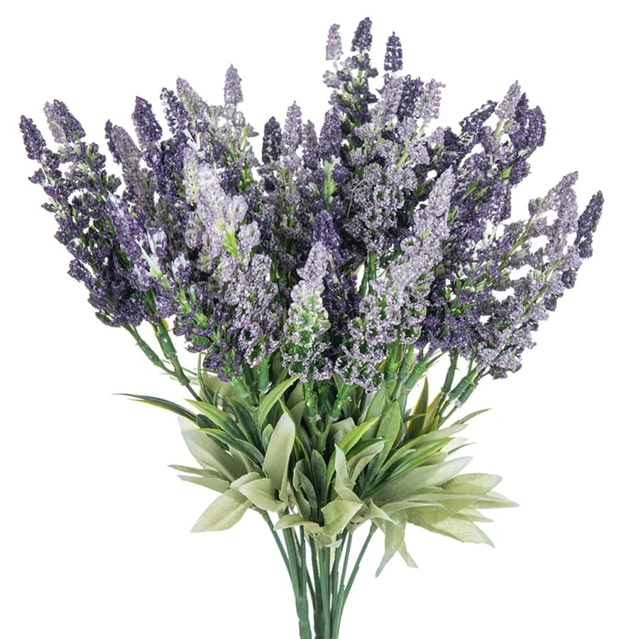 Piante di fiori artificiali Lavanda Festival Ghirlanda di nozze Casa Camera Cortile esterno Decorazione del giardino Bouquet da sposa Regalo fai da te