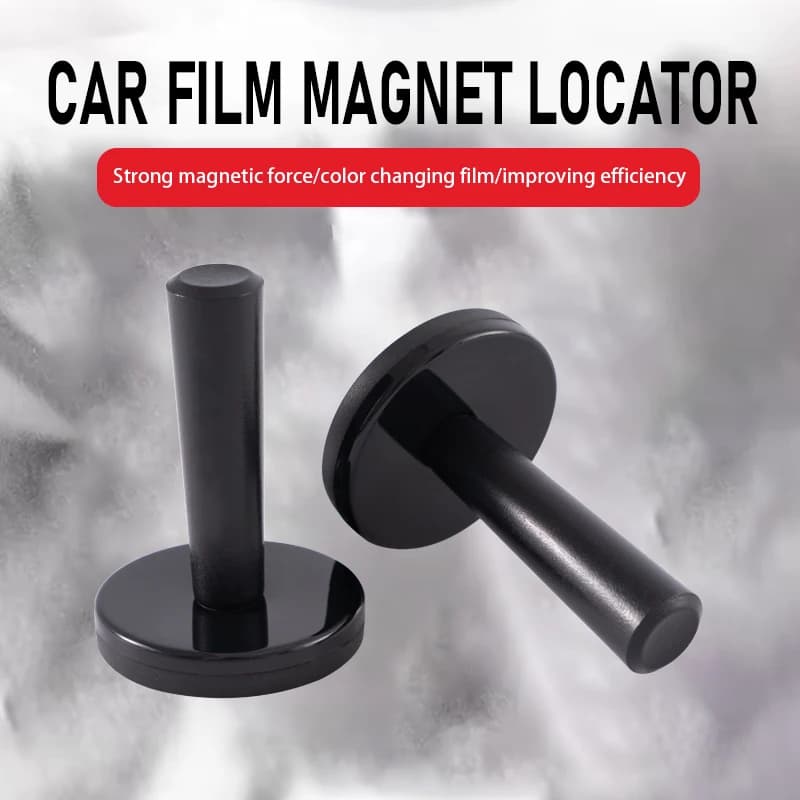 Localizzatore Magnetico per Pellicole Auto, Supporto Magnetico per Vinile Auto, Strumento per Tinteggiatura, Attrezzo per Fissaggio Pellicole Auto, Localizzatore Magnetico Nero, Strumenti di Modifica