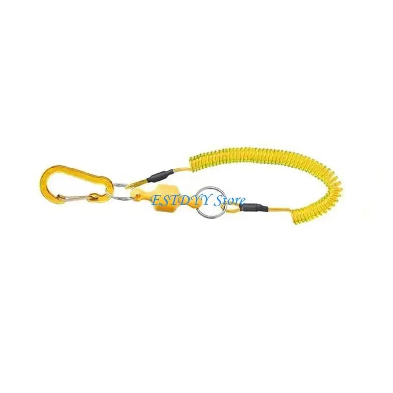 G6DE Strumento da pesca con corda antiperdita da pesca magnetica Pesca all'aperto Guadino con clip con fibbia magnetica a rapido