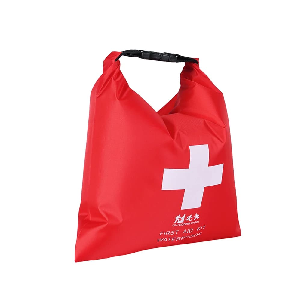 Borsa portaoggetti per kit di emergenza da 1,2 litri, impermeabile, per rafting, borse mediche, custodie portatili per forniture di emergenza per campeggio e pesca