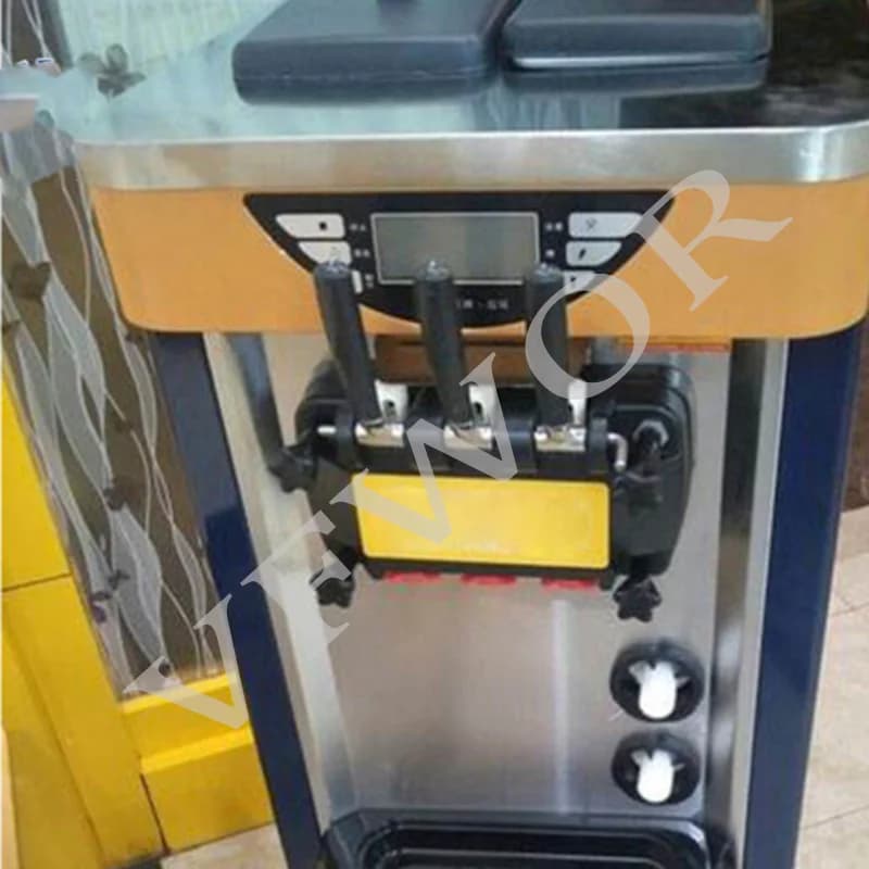 Coffee Shop Soft Ice Cream Machine Commercial Ice Cream Mixing Blender Machine Small Ice Cream Maker