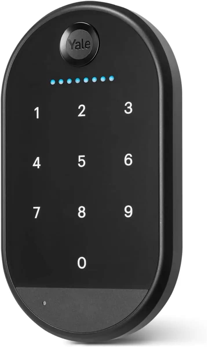 Tastierino Bluetooth Intelligente per Serrature Wi-Fi - Inserimento Codice PIN Facile e Blocco con Un Solo Tocco, Compatibile con Yale Approach