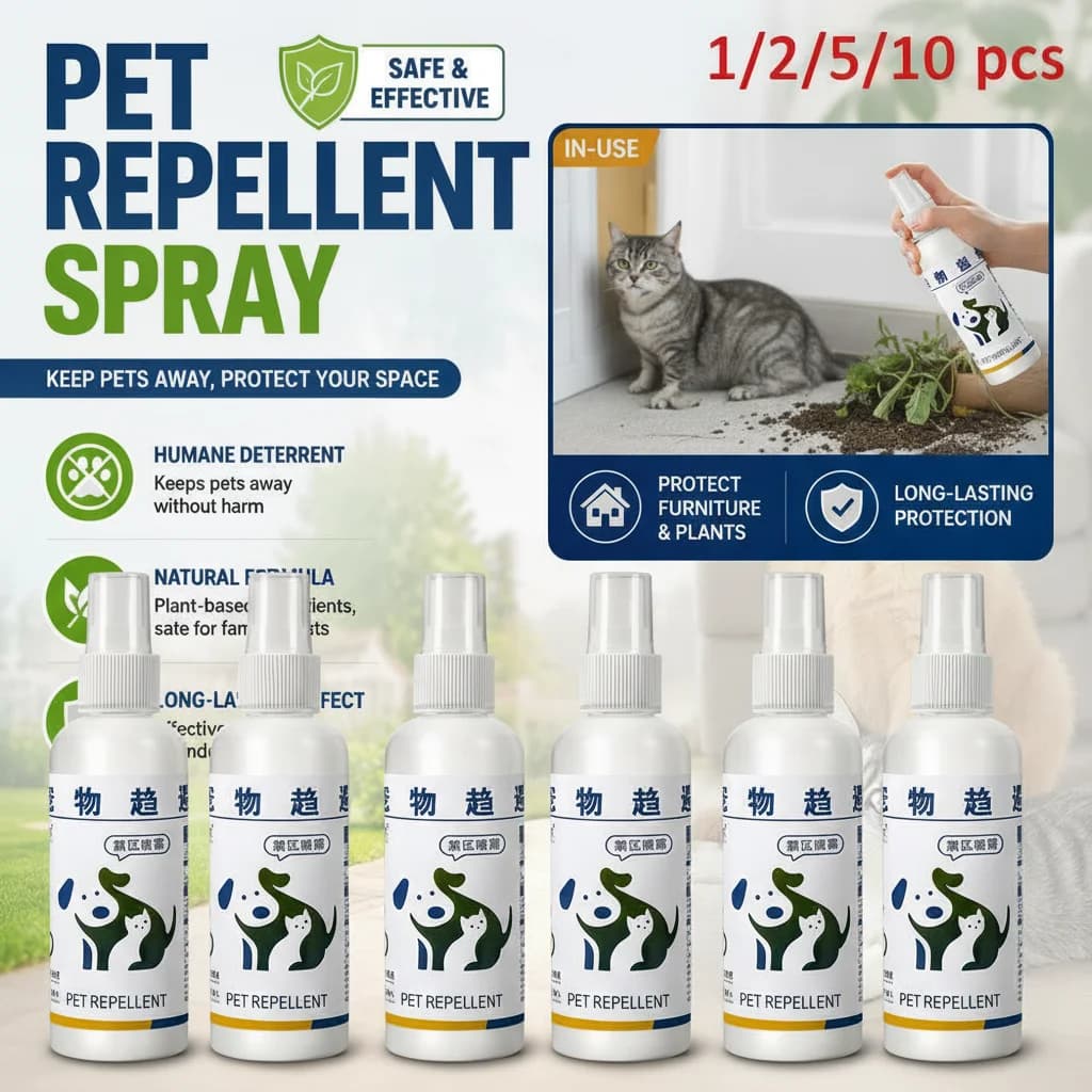 100ml Dog Urine Repellent Spray Cat Deterrent Indoor Pet Barrier Prevent Pets from Scatterings Anti-odor Forbidden Area Spray