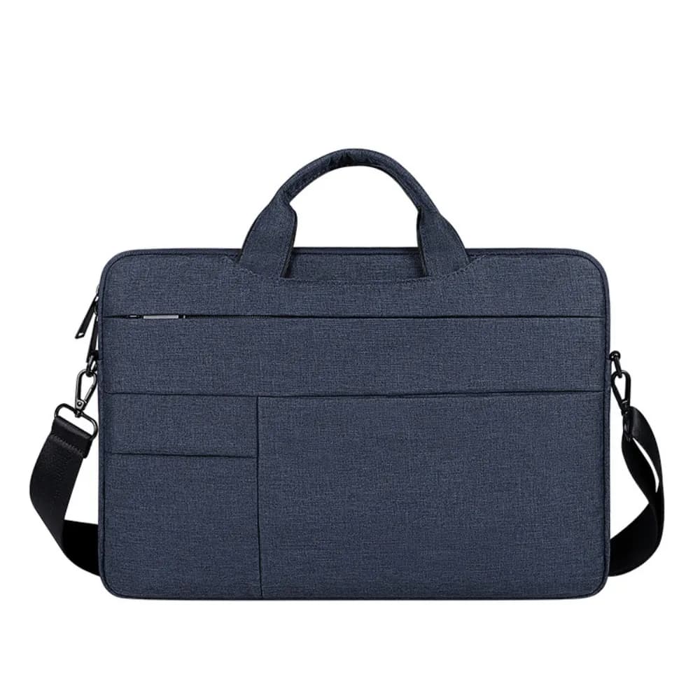 Borsa per laptop resistente all'acqua, custodia universale per notebook da 15,6 pollici, protezione imbottita, borsa leggera per computer, ufficio