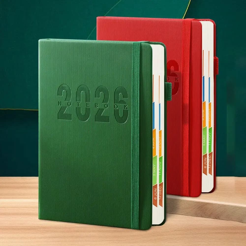 New A5 2026 Schedule Book Efficiency Manual English Notebook Time Management Diary Weekly Planner Students