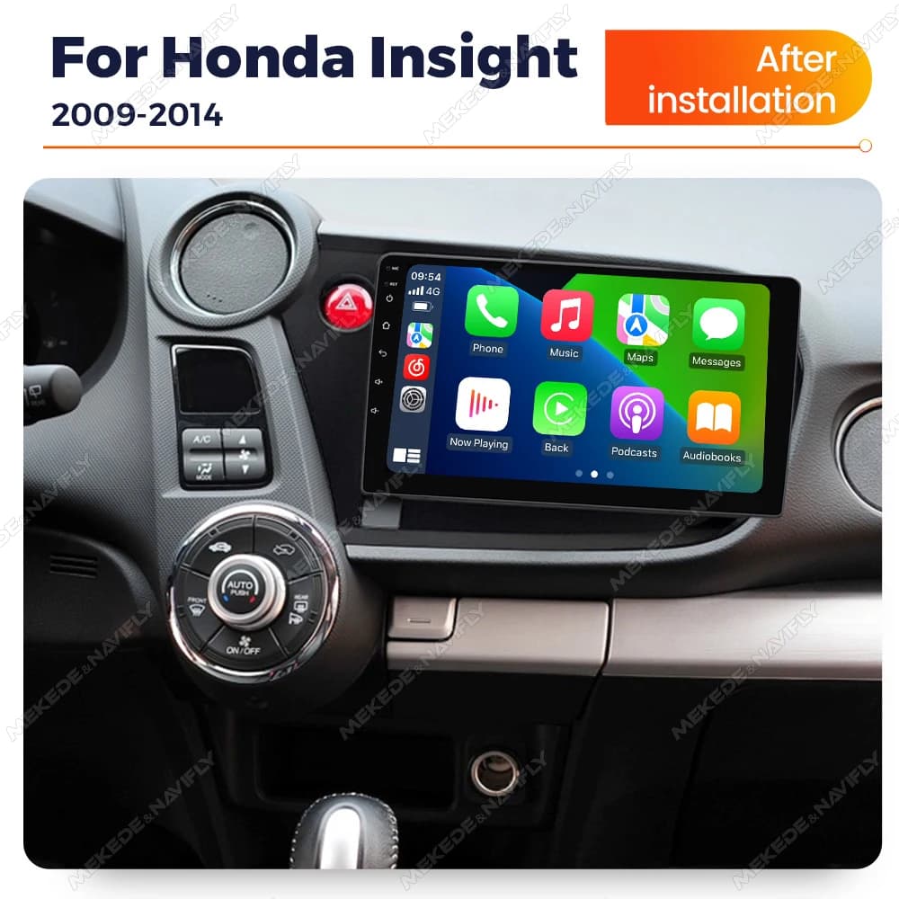 MEKEDE Android 14 Per Honda Insight 2 2009-2014 Autoradio 2 Din Stereo Multimediale Lettore MP5 Carplay RDS GPS WiFi FM