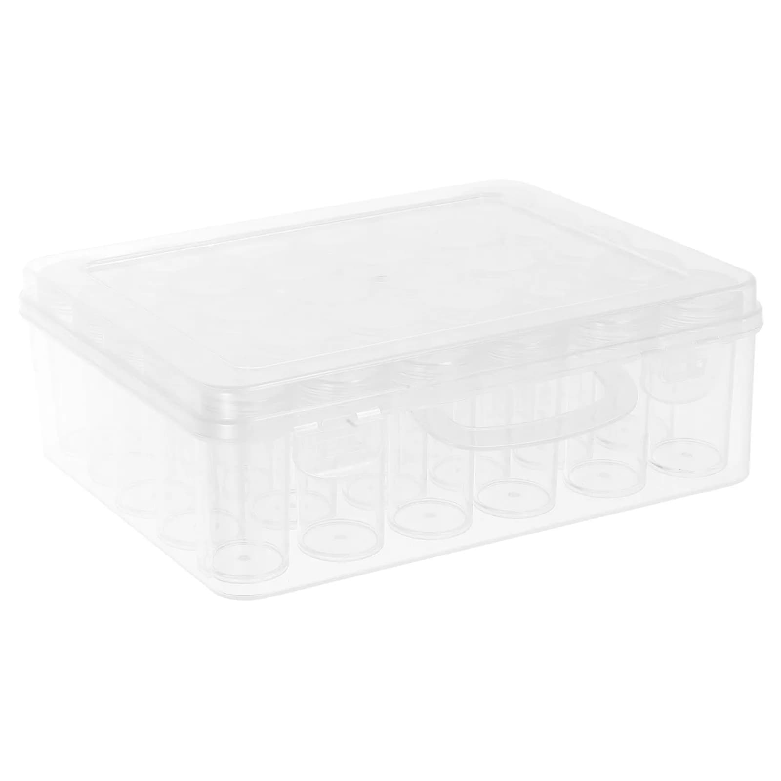 Transparent Plastic Seed Organizer Box, for Flowers and Vegetables, Garden Accessories, with Parts for Classification and Travel