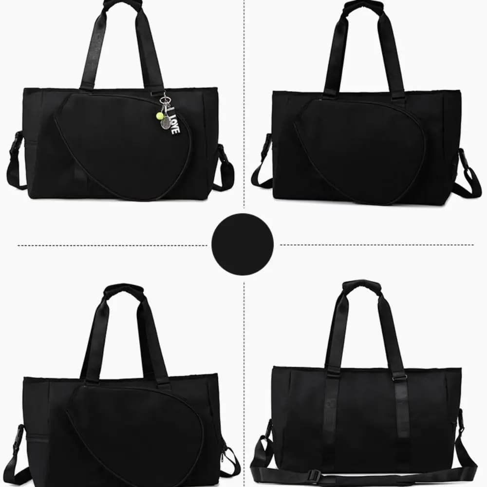 New Large Capacity Tennis Handbag Waterproof Durable Fitness Shoulder Bag Multifunctional Sports Handbag