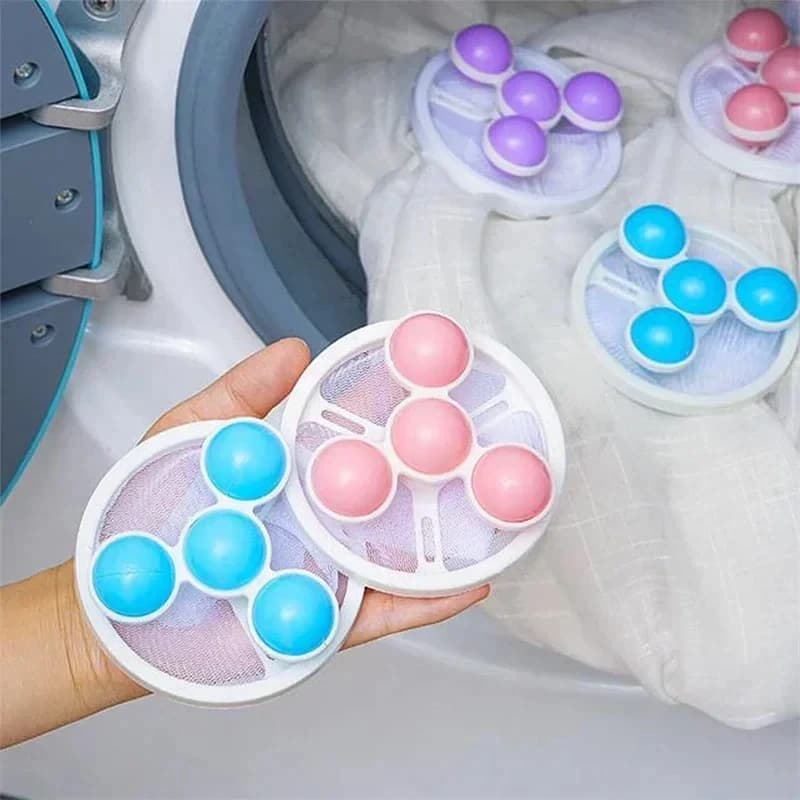Washing Machine Hair Collector Filter Bag Laundry Ball Hair Remover Protective Washing Bag Floating Hair Filter Hair Collector