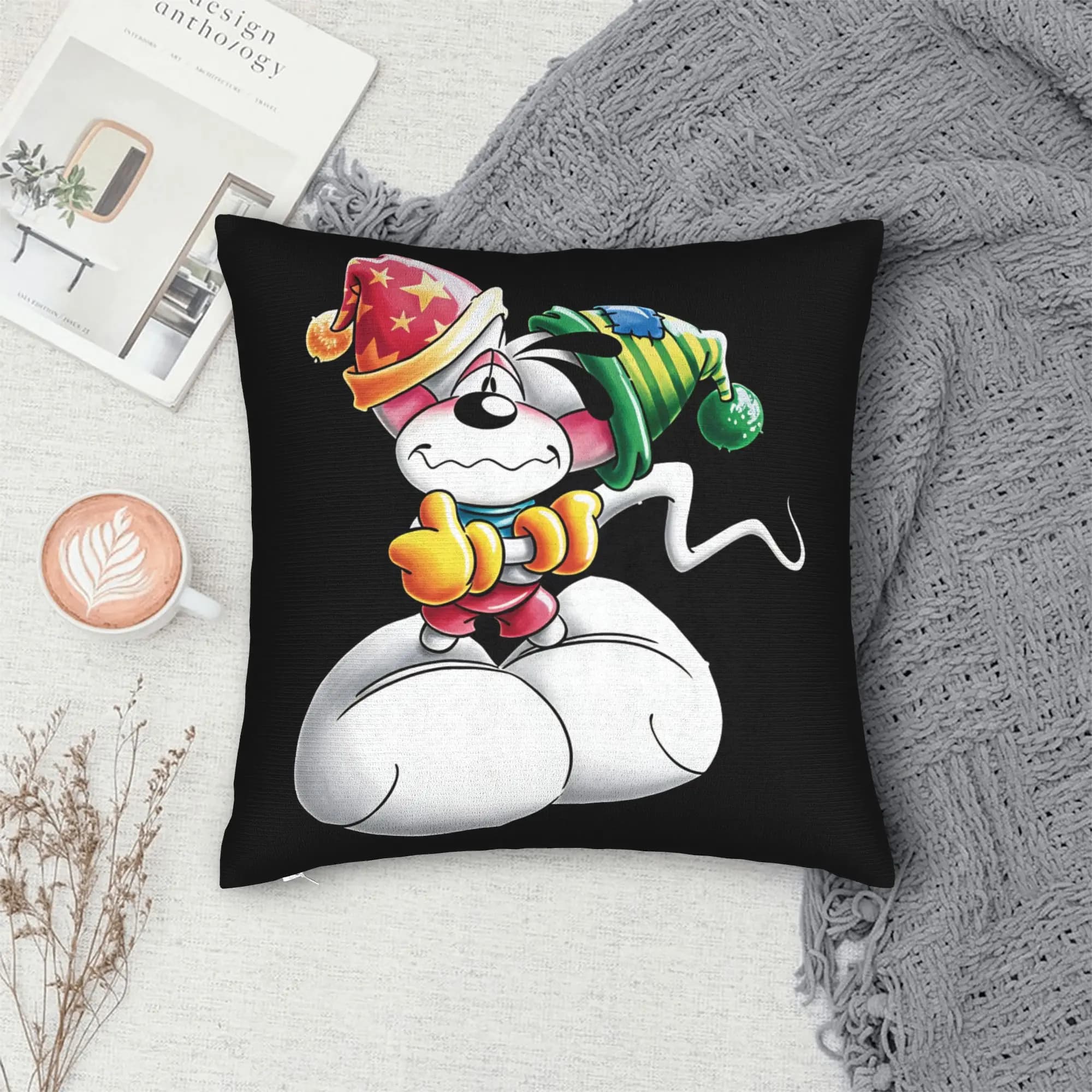 Kawaii Diddl Pillow Cover Funny Pillow Case For Sofa Bedroom Home Decor Soft Pillowcases Birthday Gift