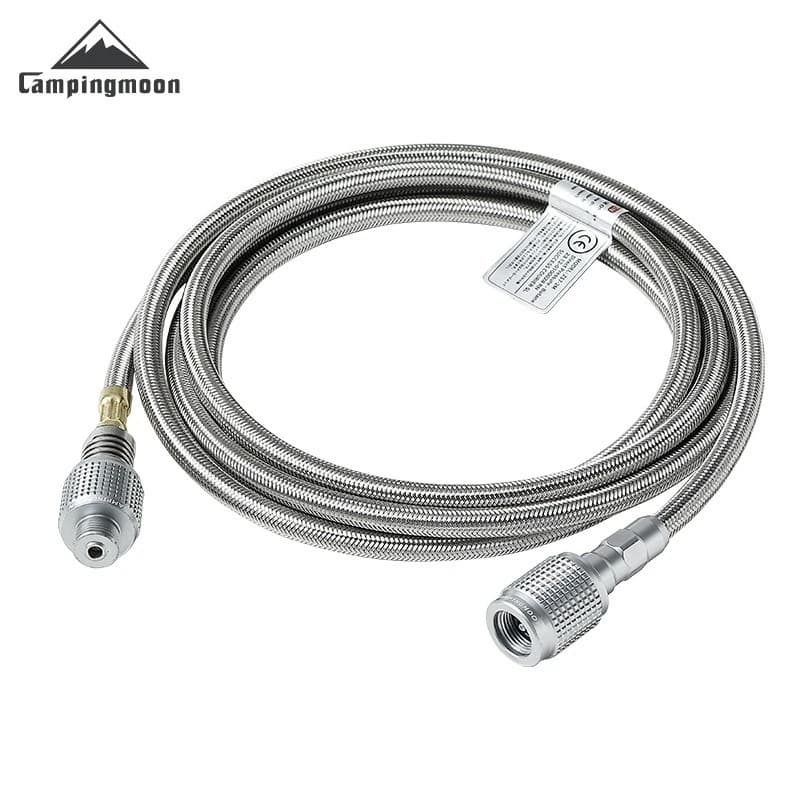 CAMPINGMOON Camping Equipment Extension pipe for Cartridge cooker Anti explosion High Pressure High Pressure Gas Tube for Tank