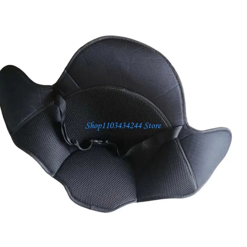 Cuscino ergonomico per passeggino Sistema supporto a copertura totale Tessuto in poliestere traspirante Imbottitura leggera