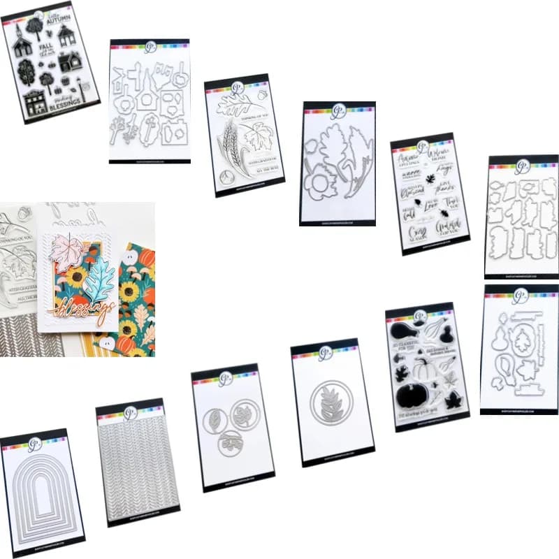 Leaves Wrapped Around Wheat Ears Stamps And Die New Arrival 2026 Scrapbook Diary Decoration Stencil Embossing Template DIY Greet