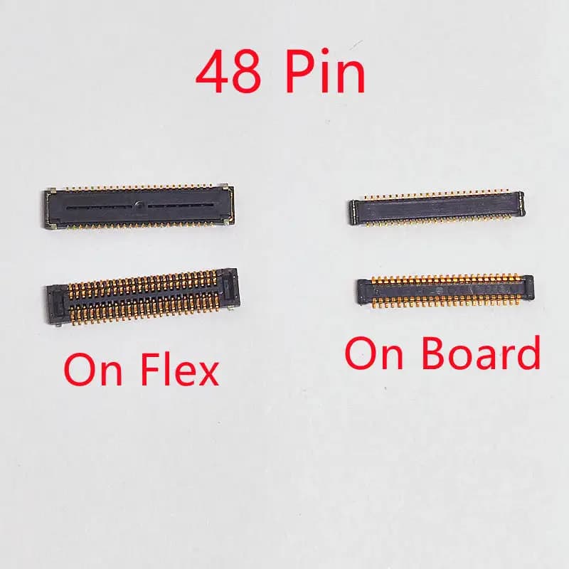 10 pz per Samsung Galaxy A10 A105 A105F caricatore USB Dock di ricarica connettore FPC Flex contatto spina sulla scheda madre 48 Pin