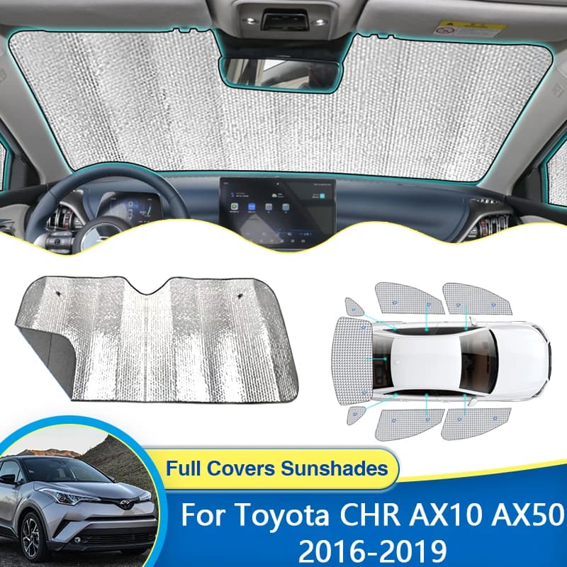 Visiera per finestra per Toyota CHR C-HR AX10 AX50 2016 2017 2018 2019 protezione solare parabrezza copertura tende parasole accessori