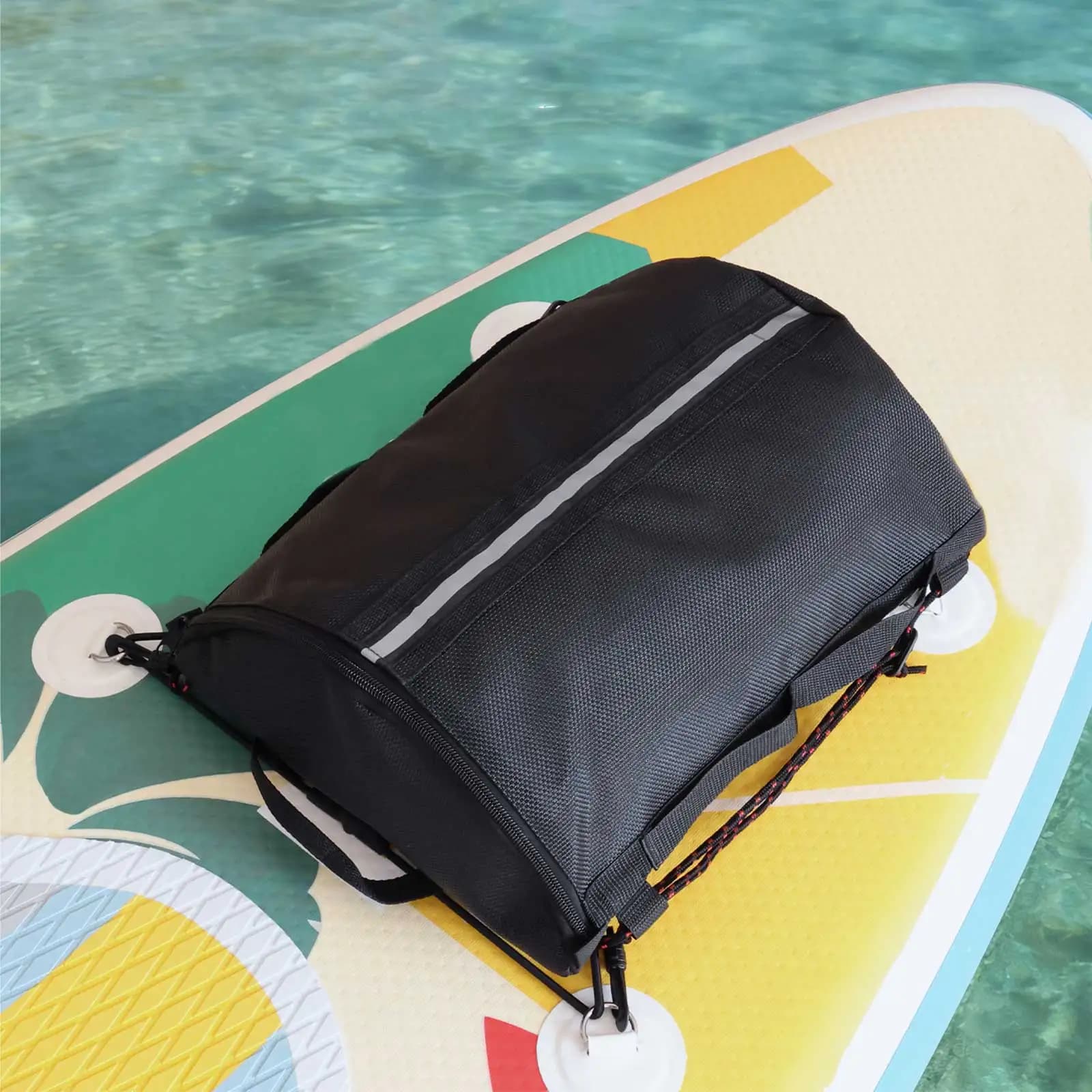 Borsa per tavola da surf ad asciugatura rapida, borsa portaoggetti per paddle board, borsa portatile per stand up paddle board, kayak, surf, viaggi in spiaggia, organizer da coperta